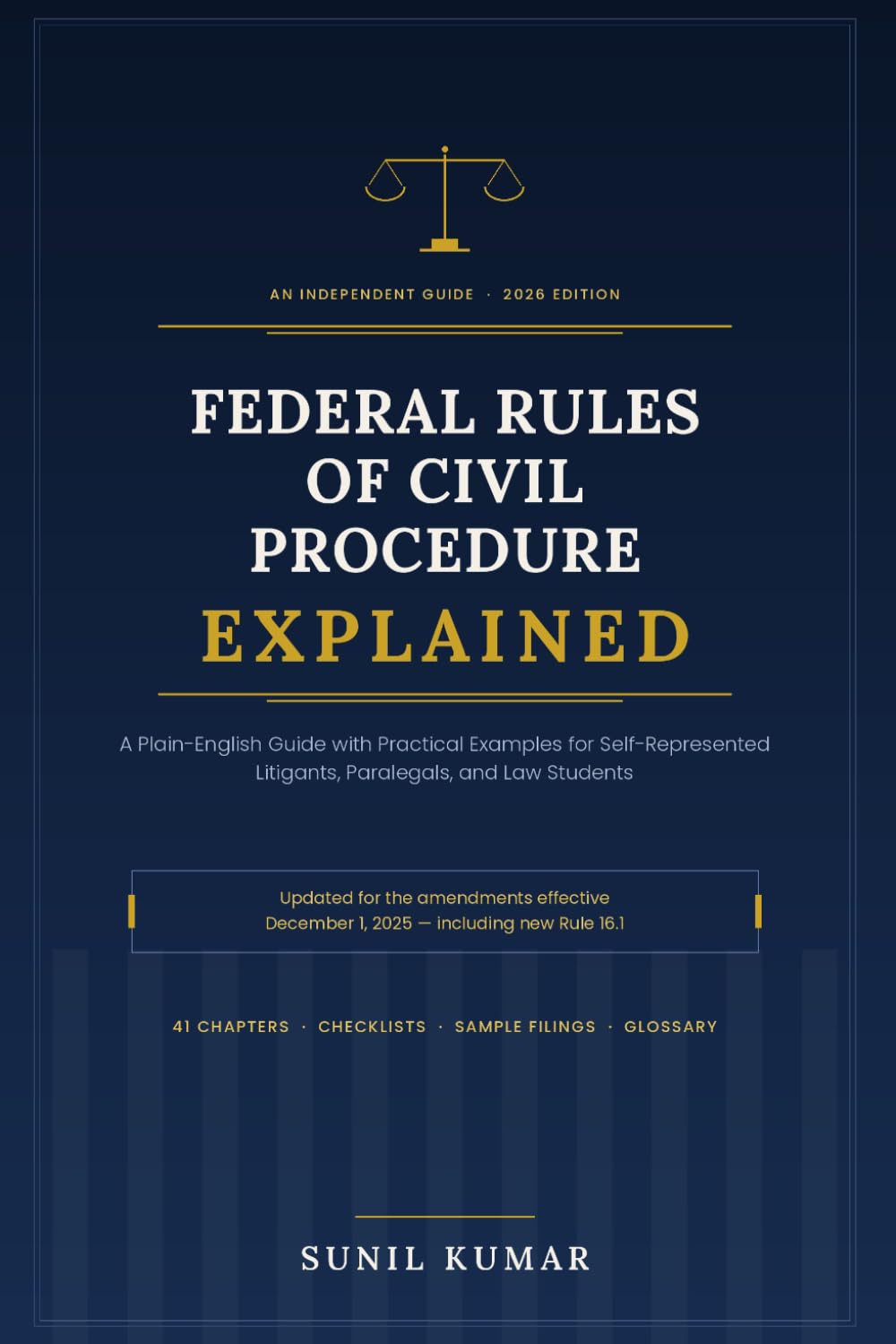 Federal Rules of Civil Procedure Explained (2026 Edition): A Plain-English Guide with Practical Examples for Self-Represented Litigants, Paralegals, and Law Students baixar livro de graça