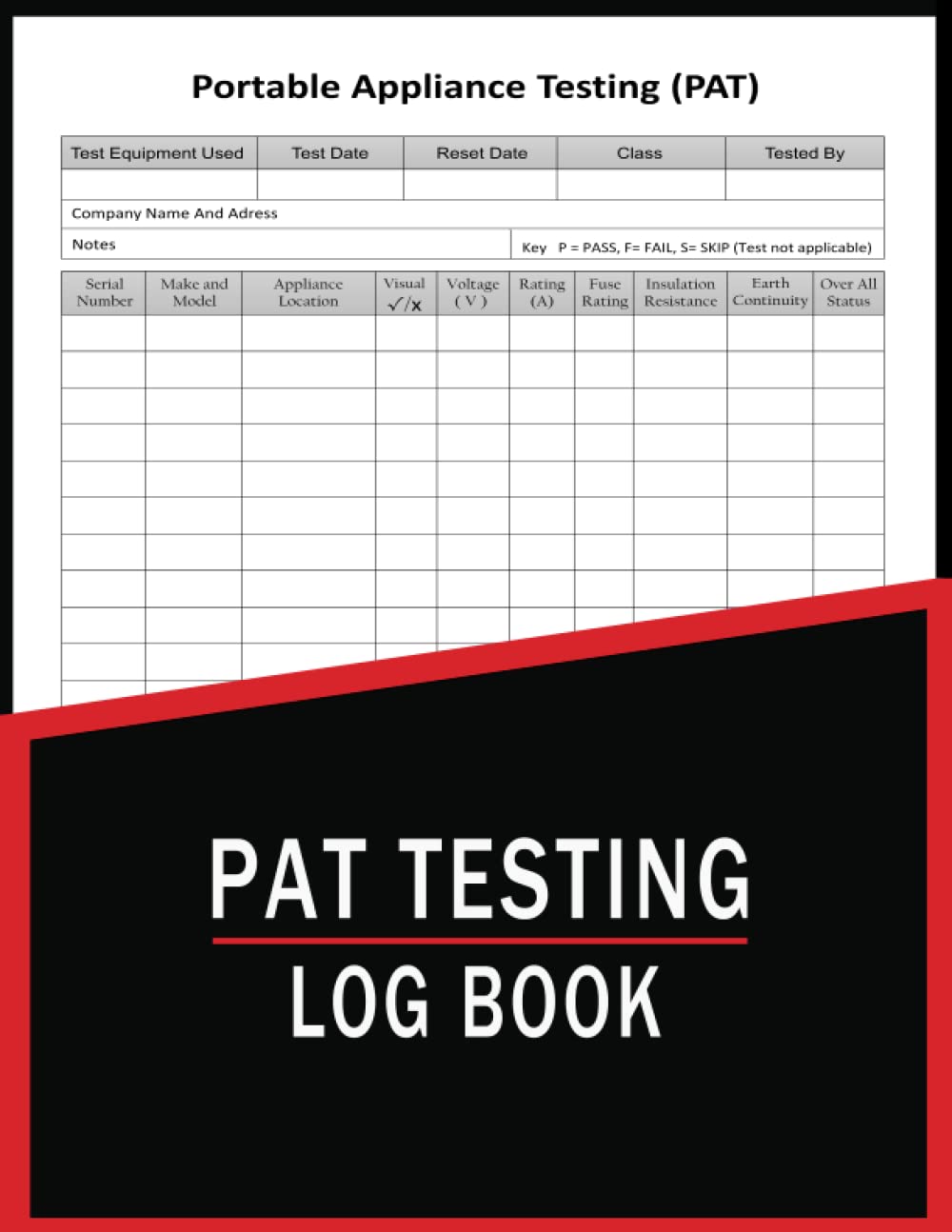 capítulo por capítulo baixar Pat Testing Log Book: Portable Appliance Testing Log Book | Equipment for PAT Tester | Testing of Electrical Equipment For Businesses, Schools,... Record More than 2000 Entries - 120 Pages