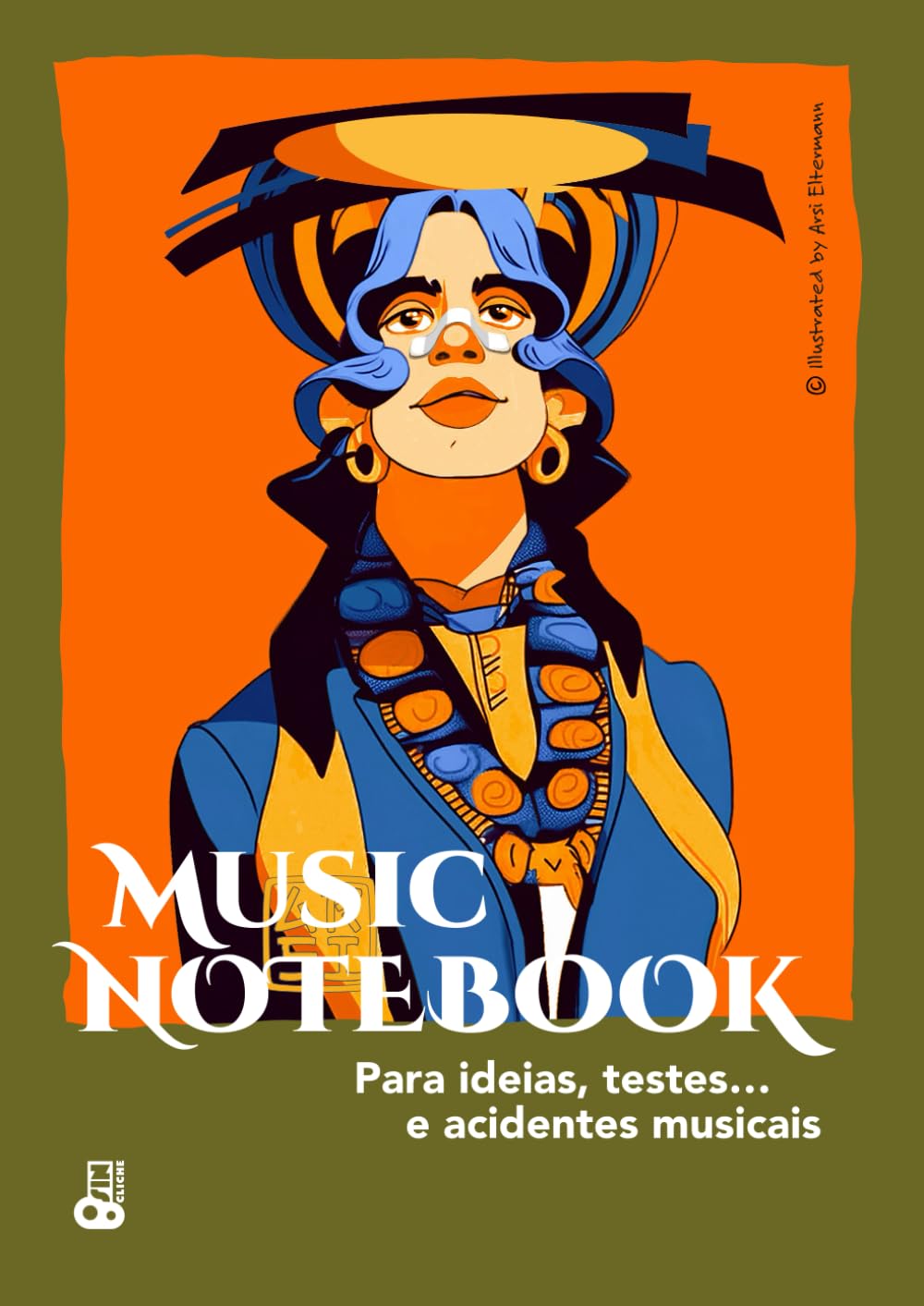 ler totalmente MUSIC NOTEBOOK Para ideias, testes… e acidentes musicais: Caderno de música com pautas para composição e esboços (Portuguese Edition)