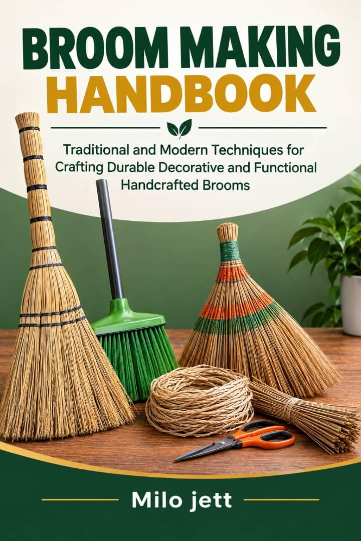 BROOM MAKING HANDBOOK: Traditional and Modern Techniques for Crafting Durable Decorative and Functional Handcrafted Brooms (English Edition) baixar livro de graça