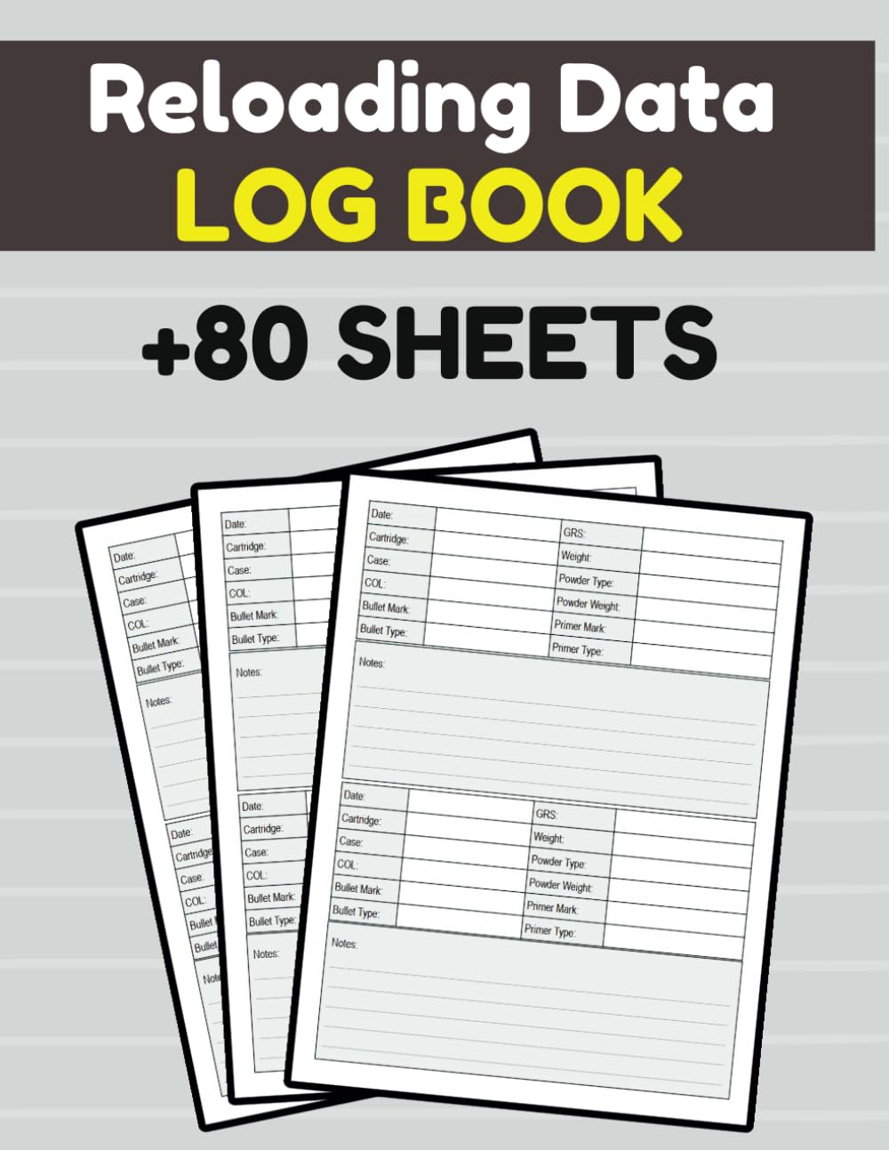 capítulo por capítulo baixar Reloading Data Log Book with Notes: Detailed Hand Reloading Data Log Sheets Large Format | Track & Record Ammunition Handloading Details - Ammo Reloading Sheet