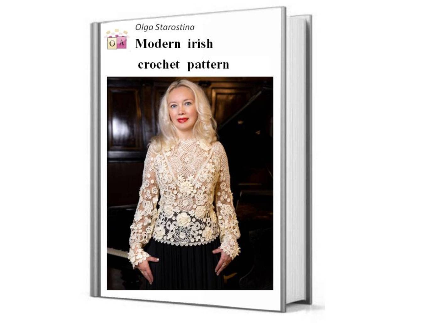 Beautiful Edwardian lace blouse antique (Modern Irish Crochet Lace Pattern) (English Edition)