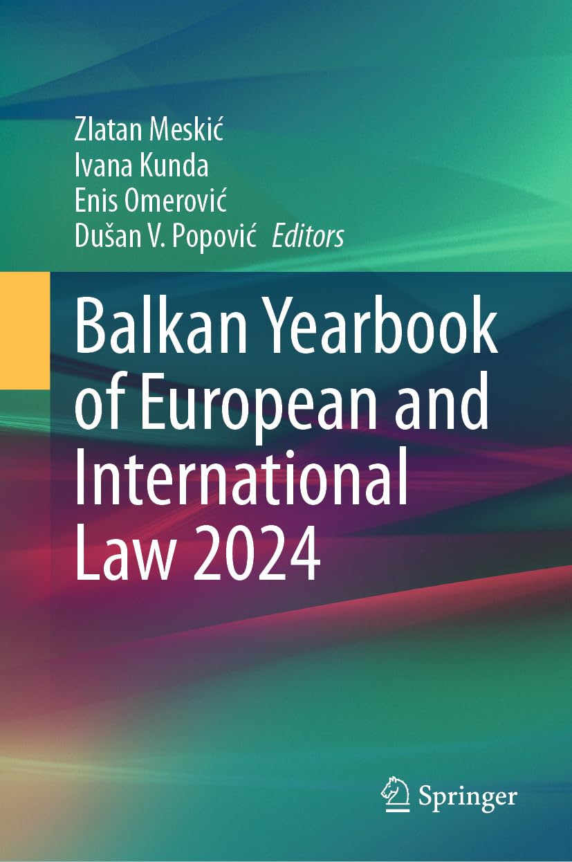 capítulo por capítulo baixar Balkan Yearbook of European and International Law 2024 (English Edition)