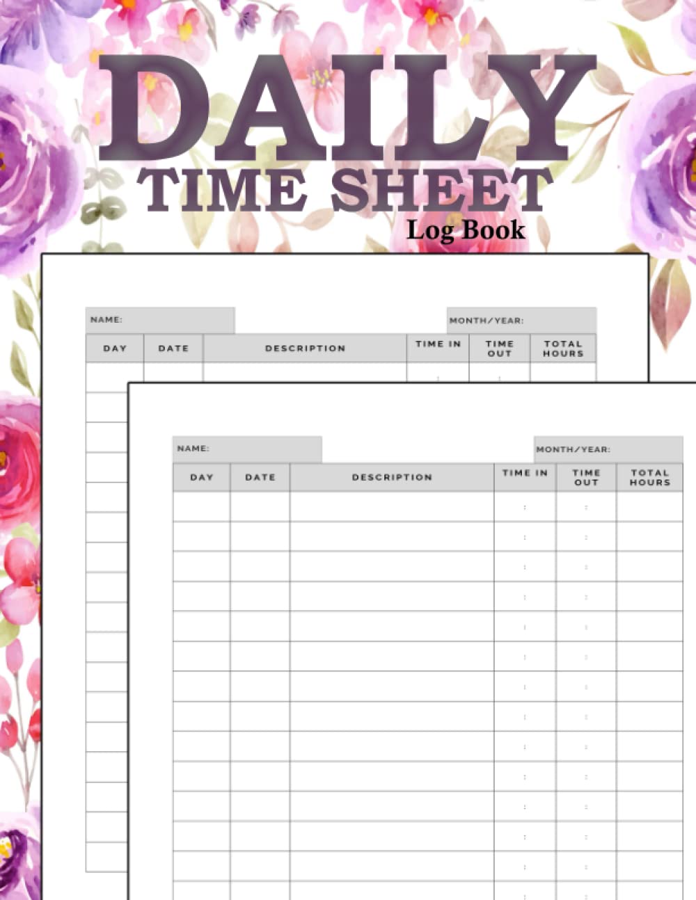 DAILY TIME SHEET Log Book: To record time work/Hours Log baixar livro de graça