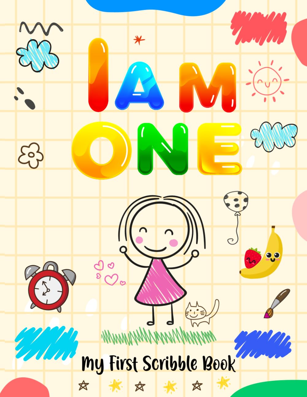 capítulo por capítulo baixar I Am One - My First Scribble Book: Blank Pages Drawing Book For Babies,Boys & Girls, and Black Paper Sketchbook - Drawing Books for 1 Year Old... Baby (My First Kids Scribble Coloring book)