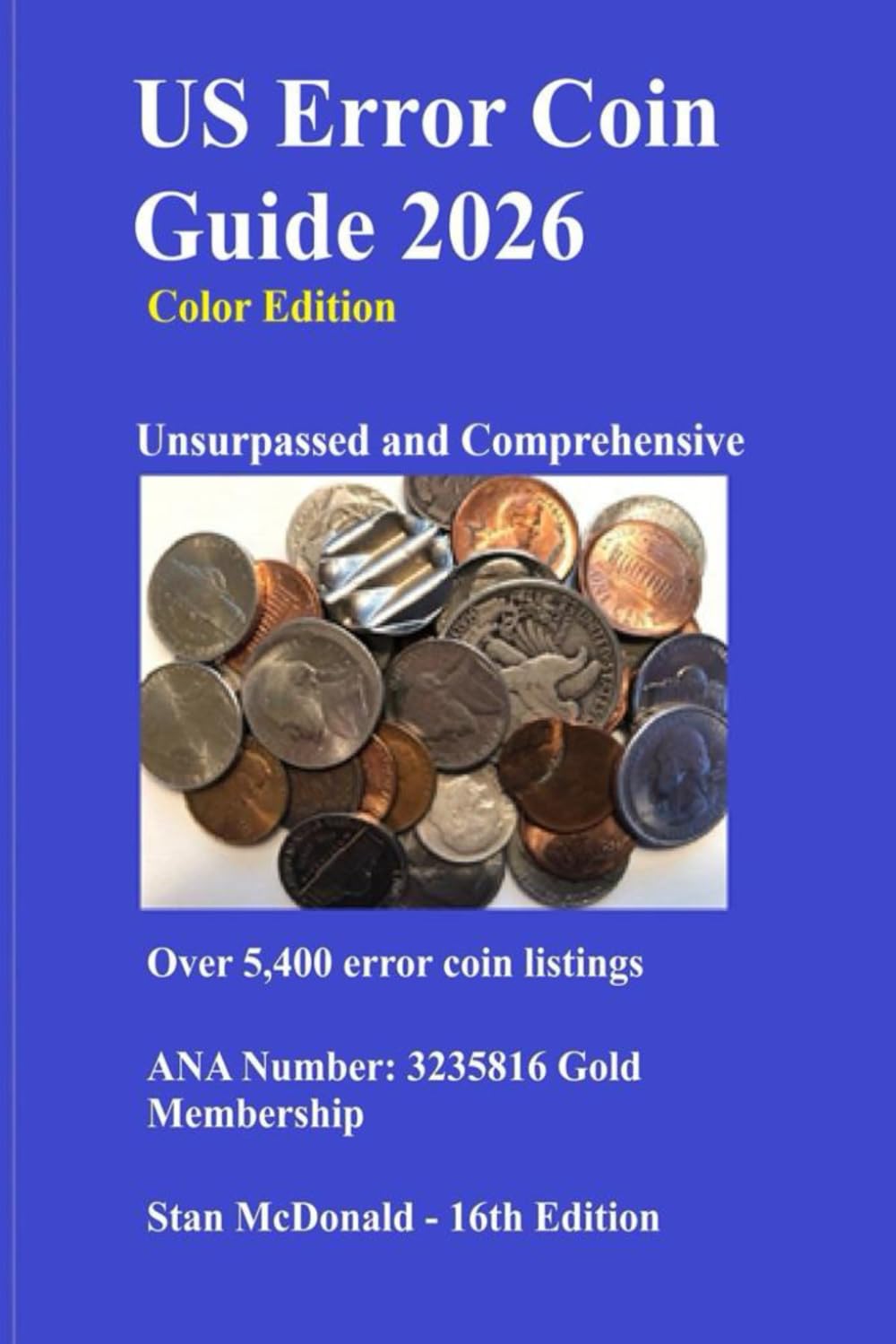 capítulo por capítulo baixar US Error Coin Guide Novice Edition 2026 Color Edition