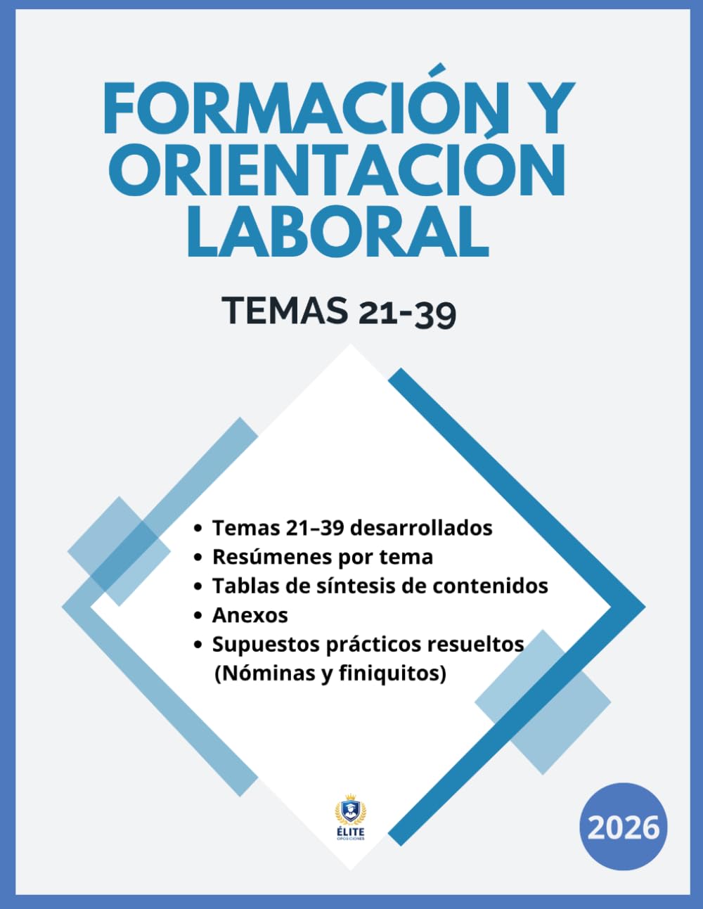 TEMARIO OPOSICIÓN FORMACIÓN Y ORIENTACIÓN LABORAL (FOL): Bloque de Legislación Laboral y Seguridad Social (Temas 21-39) con supuestos prácticos... Contenido actualizado (Spanish Edition) baixar o livro de graça