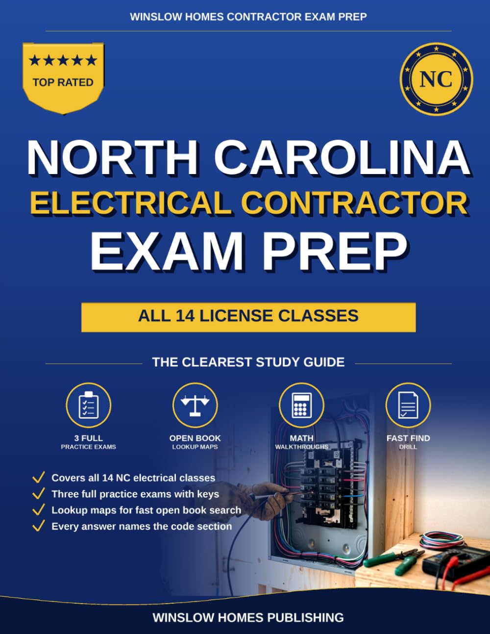 capítulo por capítulo baixar North Carolina Electrical and Low Voltage Contractor Exam Prep: All 14 License Classifications: The Open Book Study System for the Limited,... Exams (Winslow Homes Contractor Exam Prep)