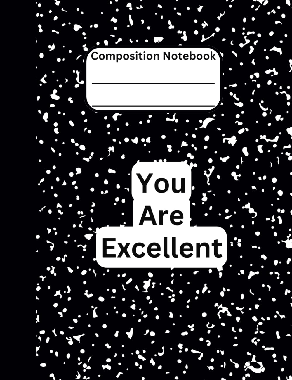 capítulo por capítulo baixar Black Composition Notebook College Ruled: 9.75x7.5 Size, Glossy Cover, 110 Pages, Version 3E
