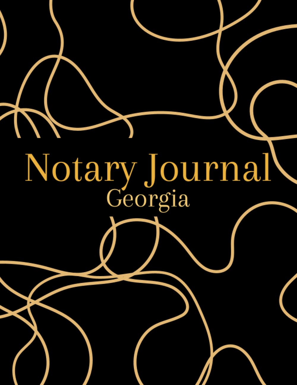 Notary Journal Georgia: Official Notary Log Book, Record Notarial Acts - 200 Records by a Public Notary for Signing Agents, Black and Gold Finish Public Record Book baixar o livro de graça