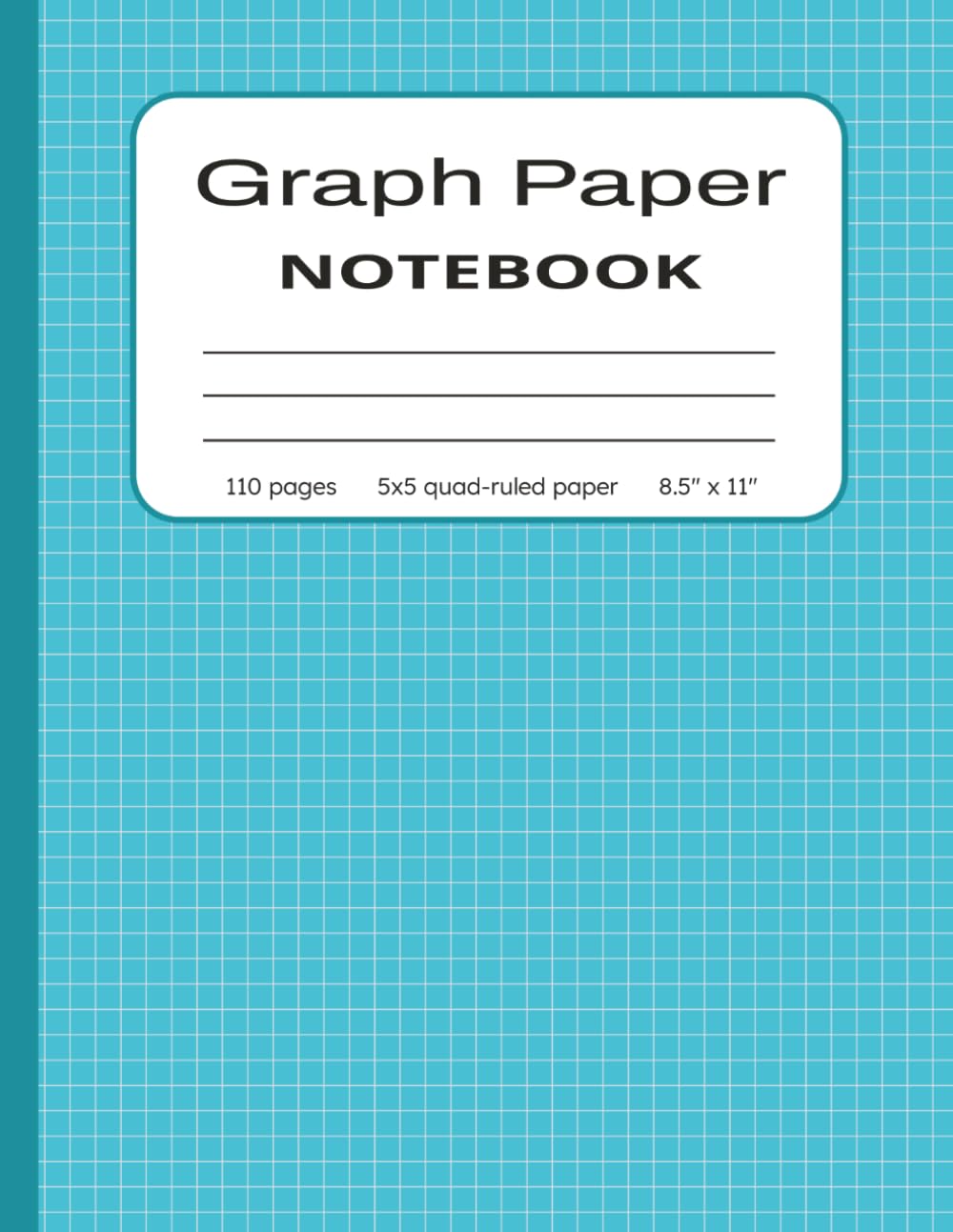 ler totalmente Graph Paper (Notebook): Quad Ruled 5x5 for Students and Professionals | 8.5 x 11 Inch Grid Paper for Math, Science, Design and Engineering