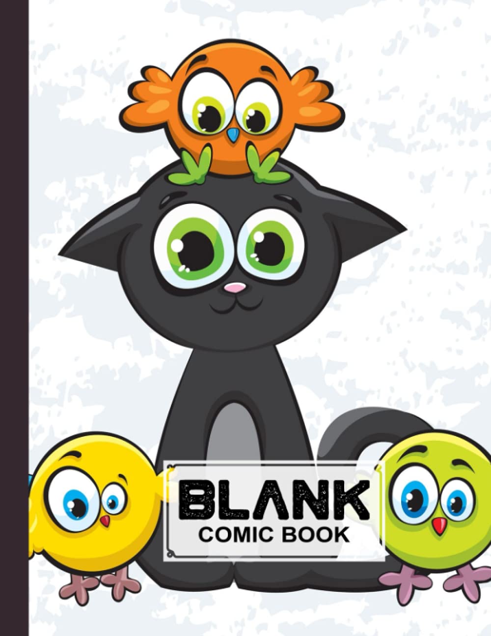 Blank Comic Book: Birds And Cat Cover Blank Comic Book, Create Your Own Story, Journal, Notebook, Sketchbook for Kids and Adults, 120 Pages - Size 8.5" x 11" Notebook by Doris Heinze baixar o livro de graça