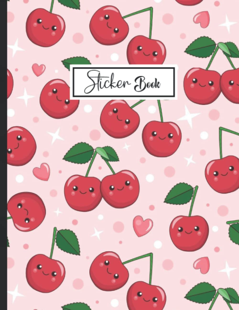 Sticker Book: Cherries Theme Sticker Book Collecting Album Blank Notebook. baixar o livro de graça