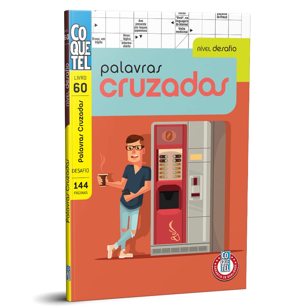 Livro Coquetel Palavras Cruzadas Desafio Ed 60