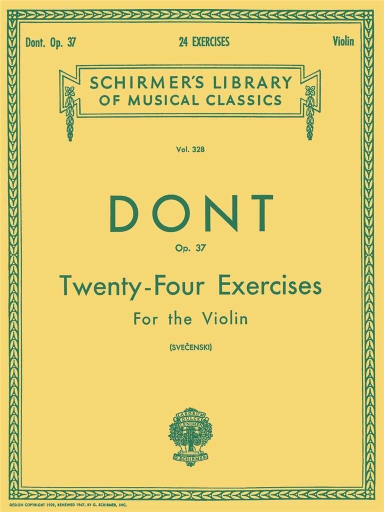 ler totalmente 24 Exercises, Op 37: Schirmer Library of Classics Volume 328 Violin Method
