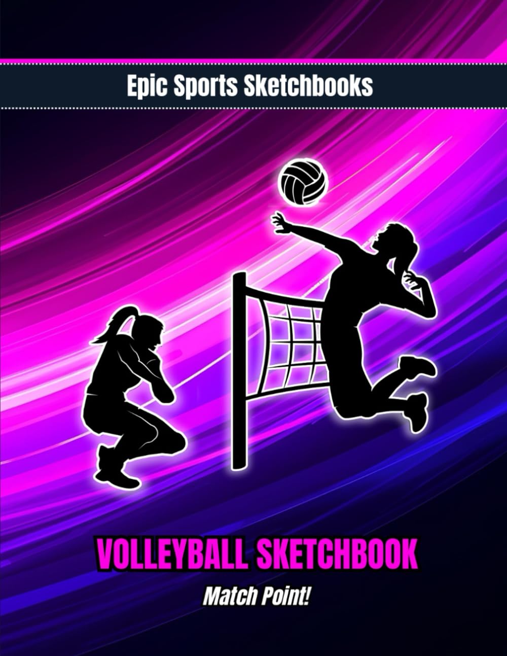 capítulo por capítulo baixar Epic Volleyball Sketchbook: Match Point!: Fun volleyball notebook — birthday gift, Christmas present, stocking stuffer, or team