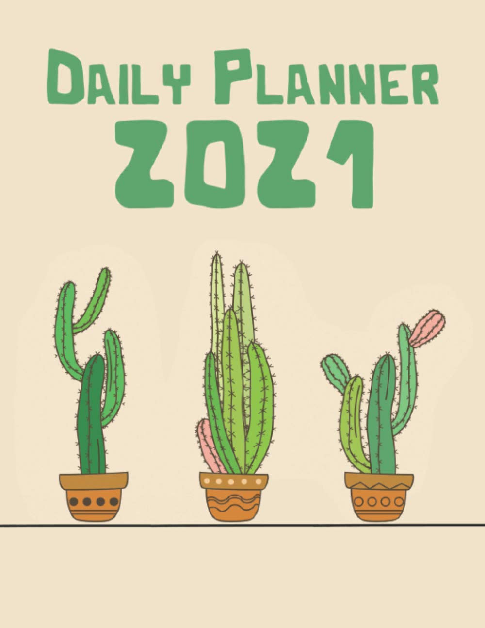 capítulo por capítulo baixar 2021 Cactus Daily Planner: Minimal Daily Planner - 2021 (8.5" by 11")