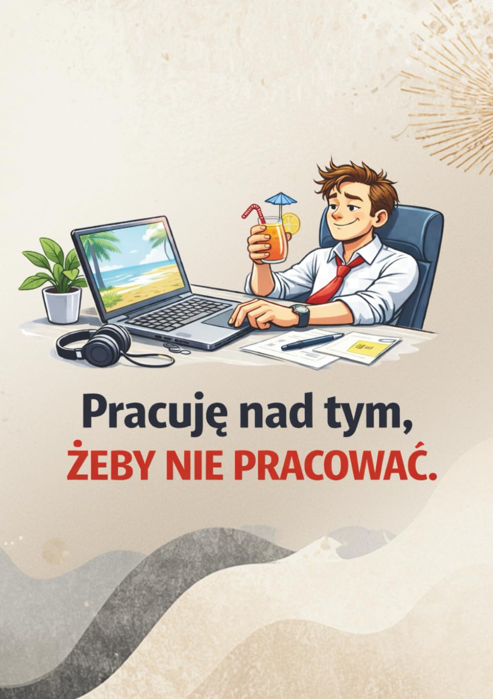 ler totalmente Pracuję nad tym, żeby nie pracować – zeszyt A5, 100 stron w kratkę: Humorystyczny notatnik do pracy i biura | Kratka 5x5 mm | Idealny dla pracowników... i fanów korpo humoru (Polish Edition)