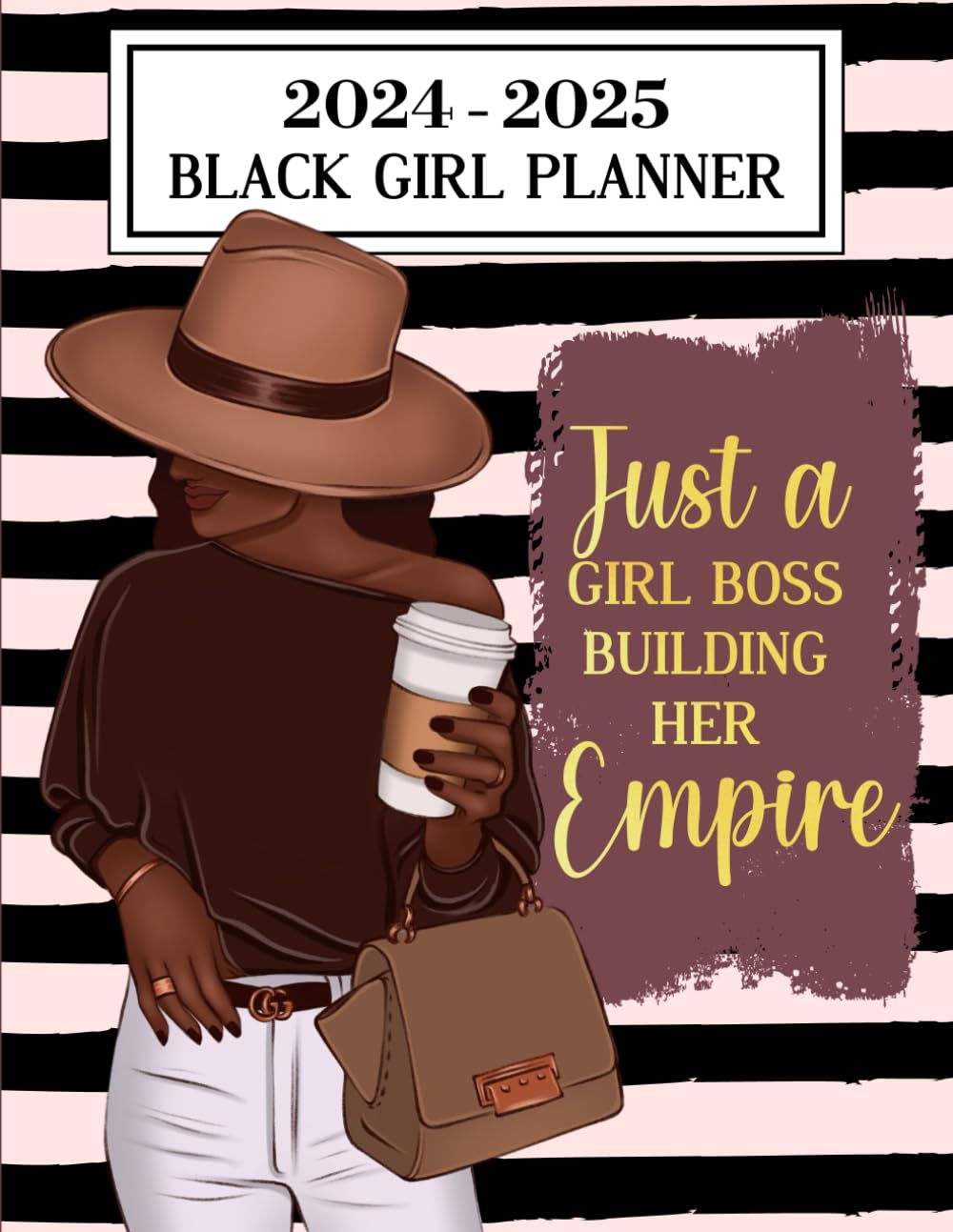 capítulo por capítulo baixar Just a Girl Boss Building Her Empire 2024-2025: Black Girl 2 Year Weekly Planner for Women with Holidays and Inspirational Quotes | Large Size 8.5" x 11"