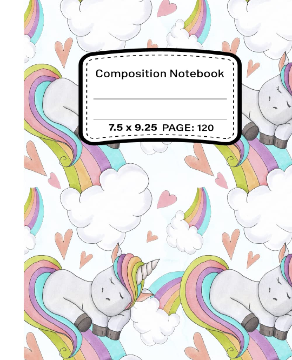 ler totalmente Composition Notebooks: Wide Ruled Paper Notebook Journal | Cute Unicorns Paper | Blank Wide Lined Workbook for Girls Boys Kids Teens Students/Composition Notebooks