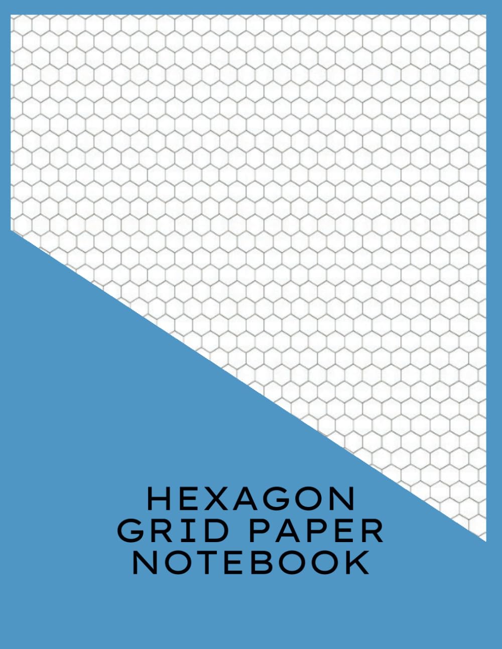 ler totalmente Hexagon Grid Paper Notebook: Hexagonal Graph Paper for Organic Chemistry Blue