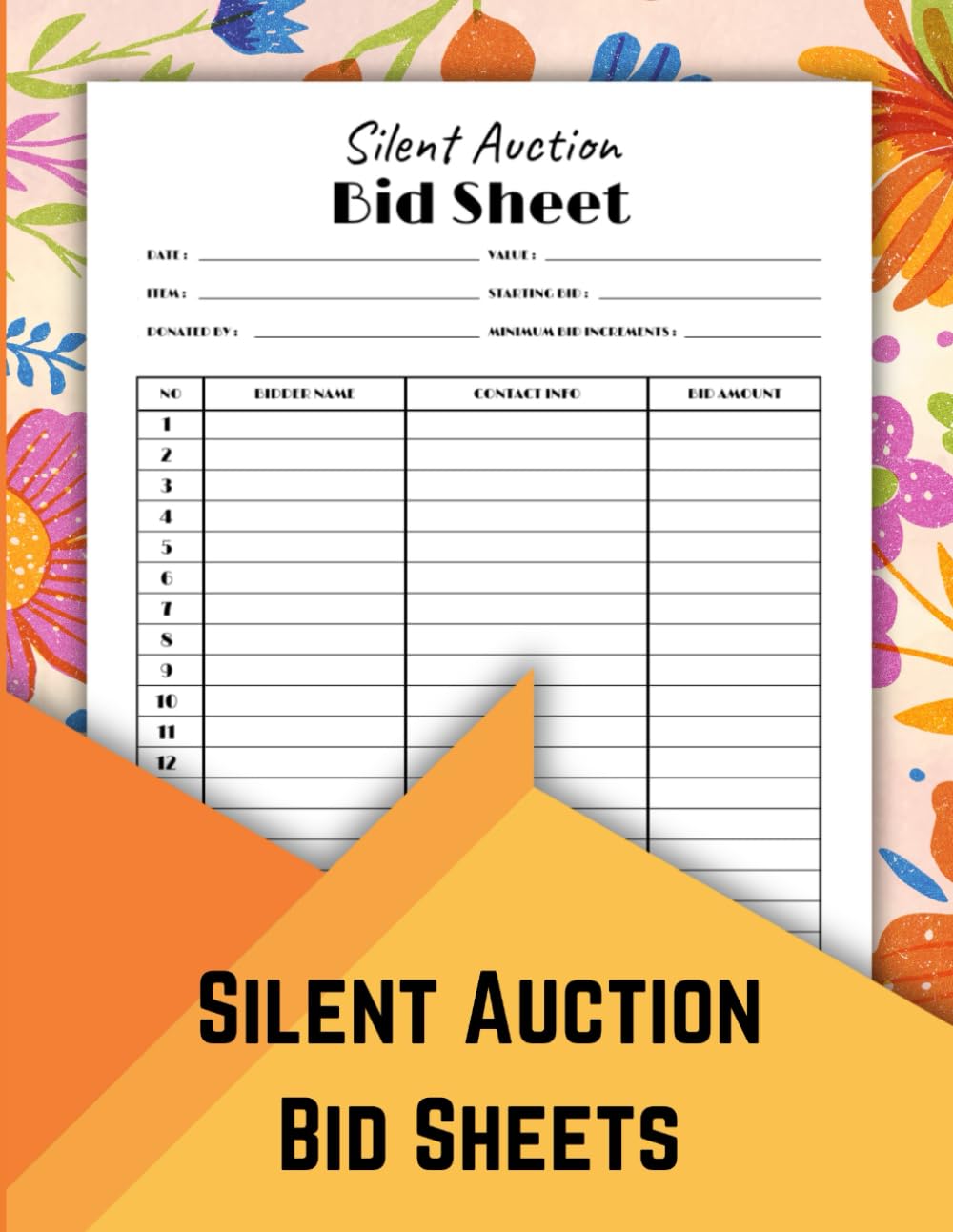 ler totalmente Silent Auction Bid Forms: Large Size Fundraising Event Organizer Log Book | Charity Auction Bid Tracker Planner | Fundraising Event Planner | 120 Pages 8.5 x 11 inches