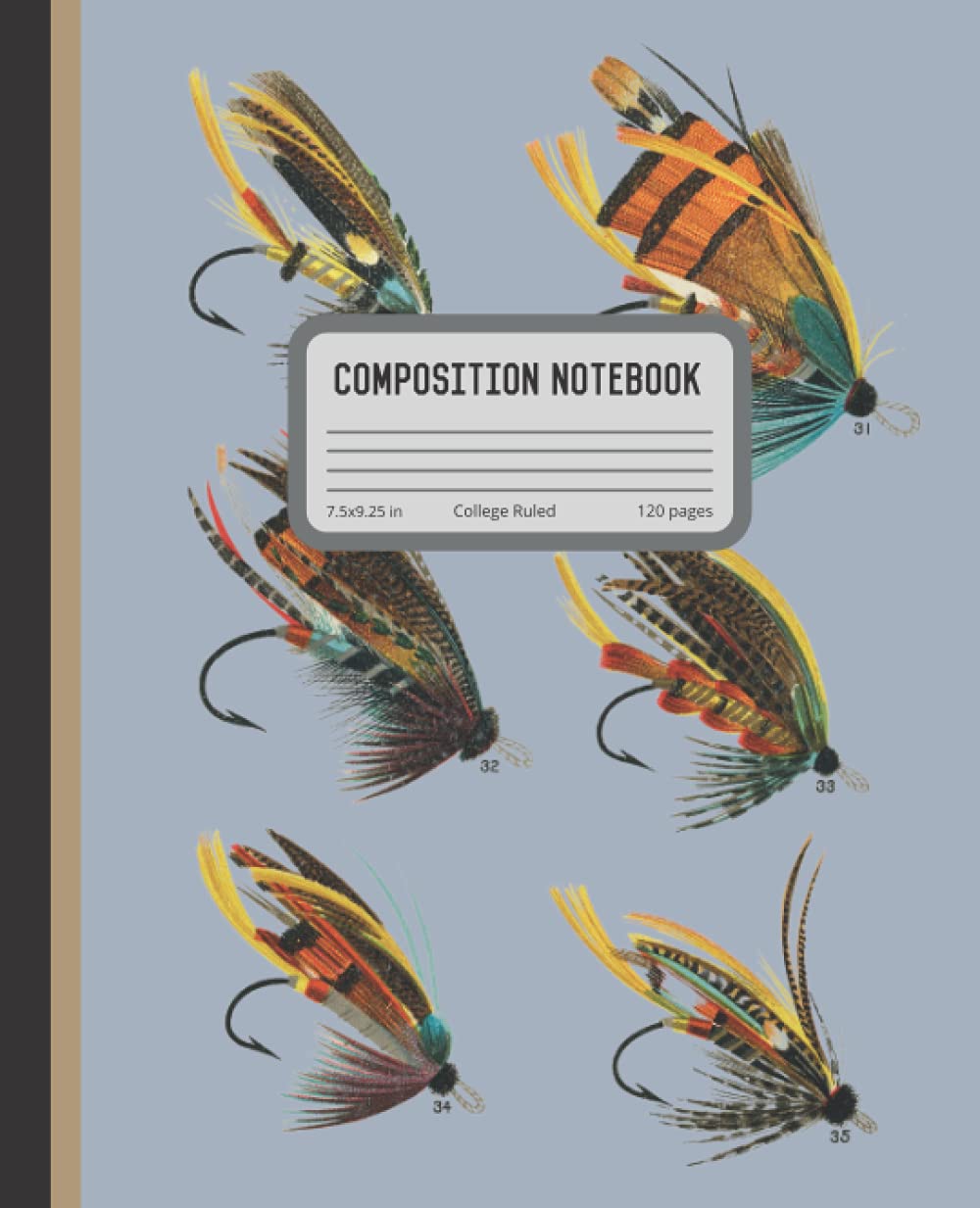 Composition Notebook: Vintage Fishing notebook. 7.5x9.25in, 120 pages, college ruled. baixar o livro de graça