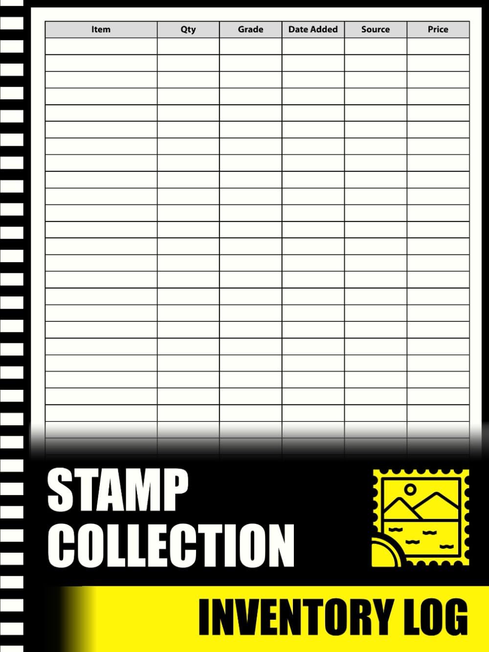 Stamp Collection Inventory Log: Inventory Book Ideal for Stamp Collectors. baixar livro de graça