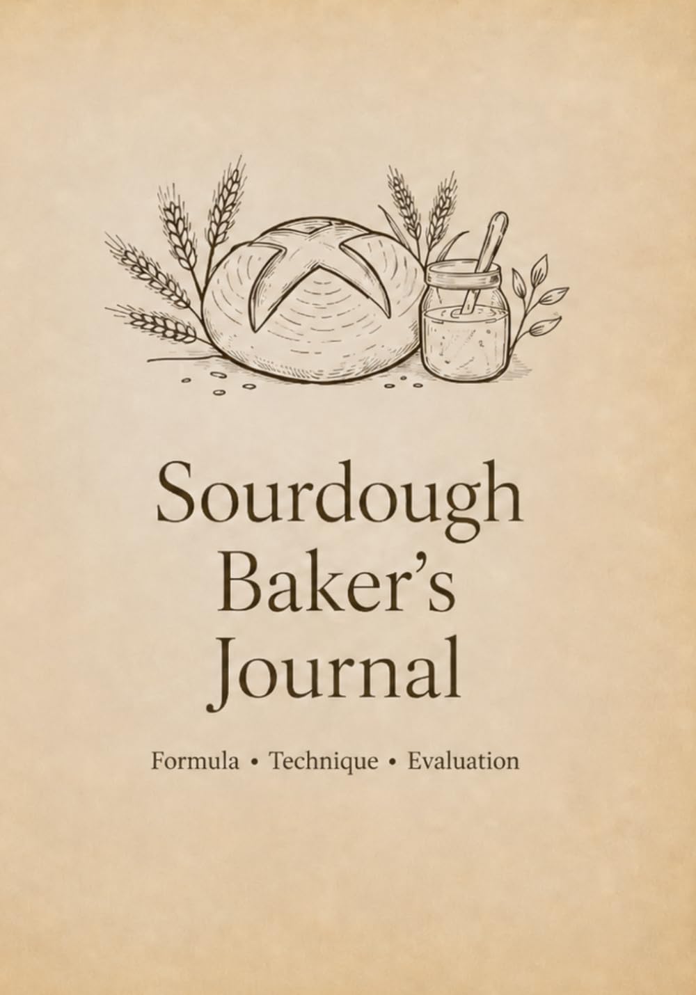 Sourdough Baker’s Journal: A Bread Baking Logbook for Recipes, Fermentation, Scoring, and Bake Notes baixar livro de graça