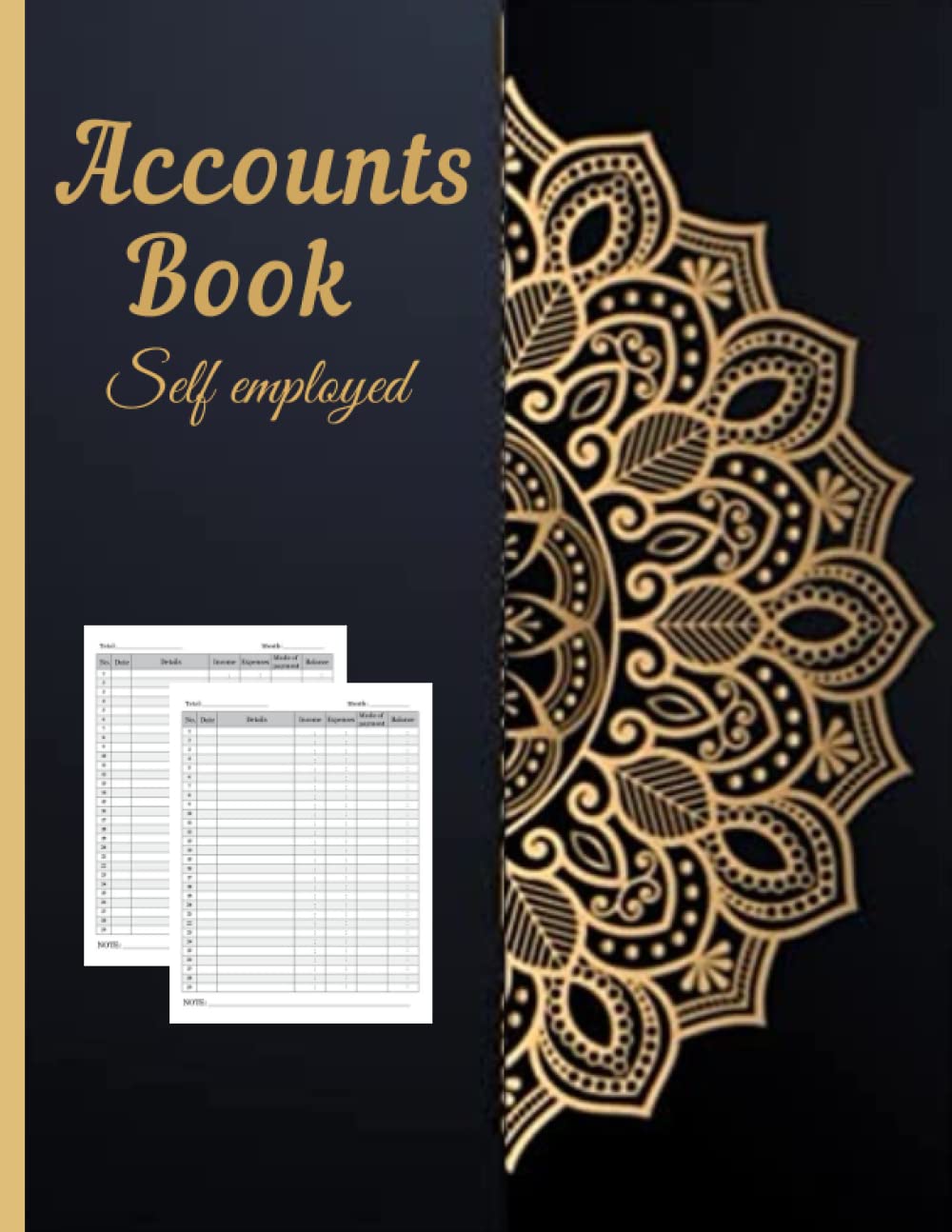 ler totalmente Accounts Book Self Employed: Simple Accounting Ledger Book for Self Employed,Journal For Sole... with accounting obligations, A4 large