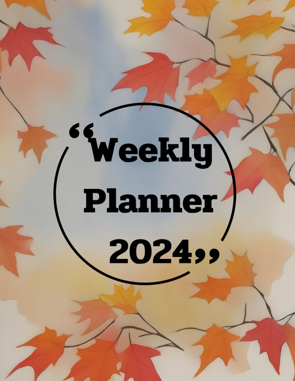 Weekly Planner 2024: For boost Productivity/ 12 Months/A 122 Pages/To do List Tracker/Business Goals/Notes/Neutral Pastel Fall Autumn Watercolor baixar o livro de graça