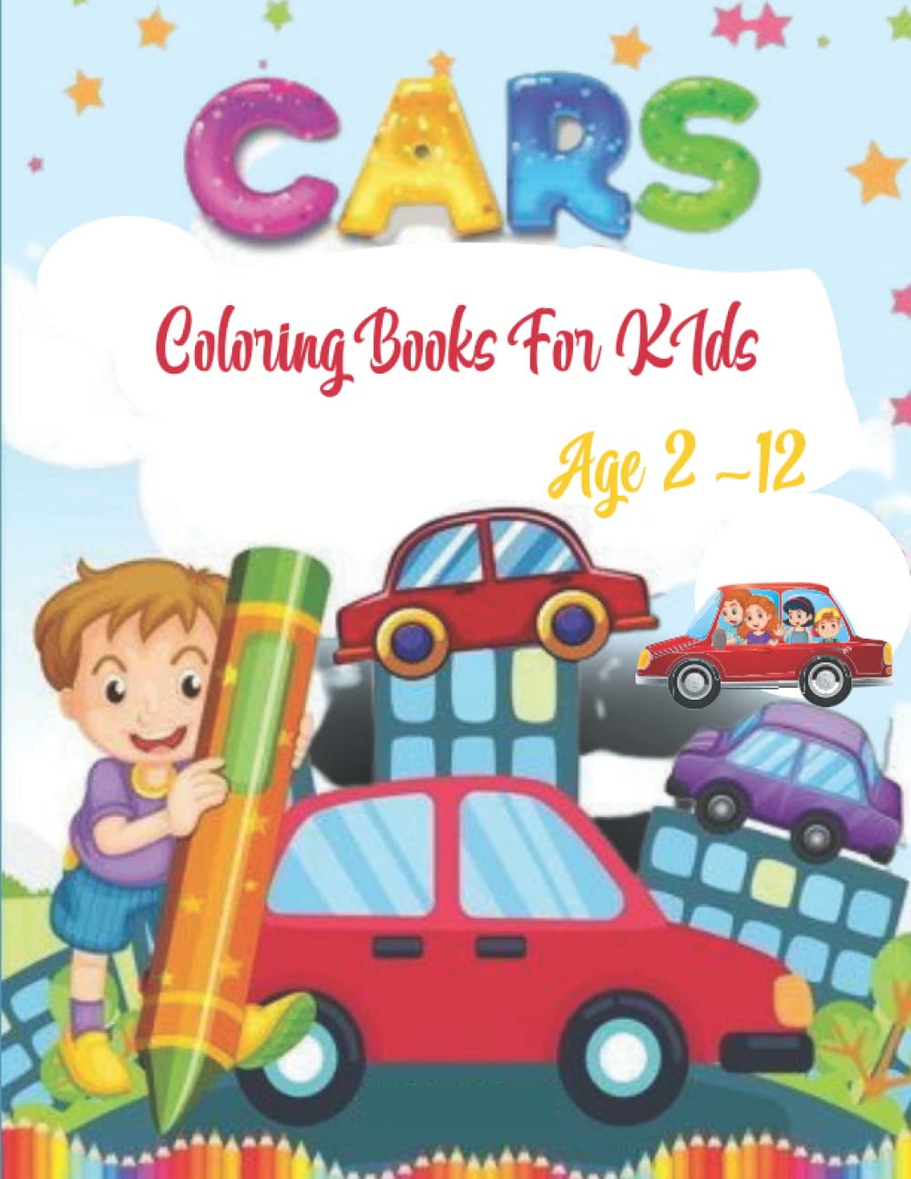 Cars Coloring Book for kids ages 2-12: A Collection of 45 Cool Supercars | Relaxation Coloring Pages for Kids, Adults, Boys, and Car Lovers. baixar livro de graça