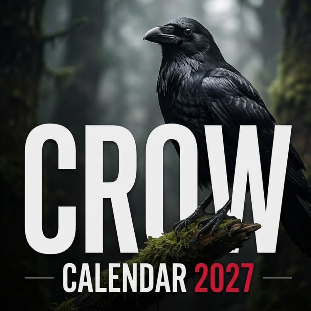 Crow Calendar 2027: Moody Corvid Photography