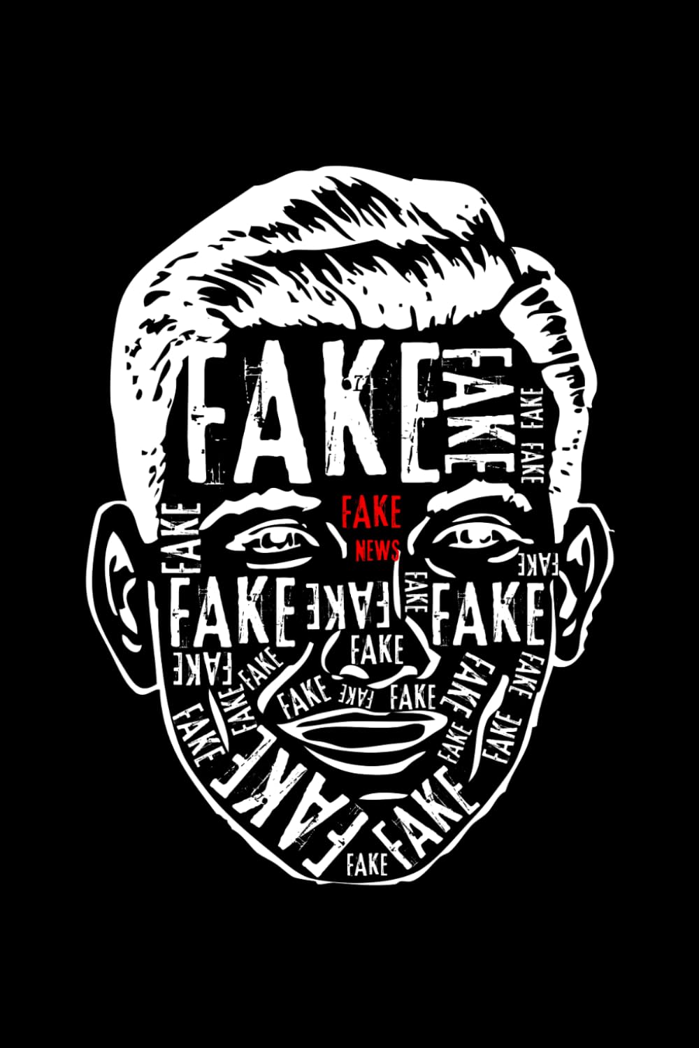 Fake news. Lustiger Anti Fake Media News Kopf.: 6x9 Notebook, Notes, Journal, Diary, 120 pages for ideas and baixar livro de graça