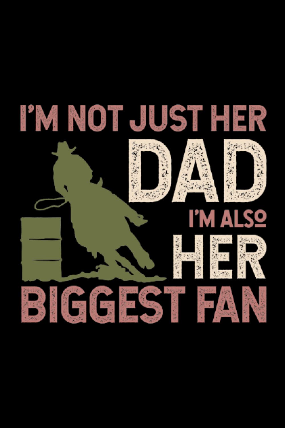 I'm not just her Dad, I'm also her Biggest Fan: Rodeo Equestrian Sports Horse Riding Blank Lined Journal Notebook Diary baixar o livro de graça