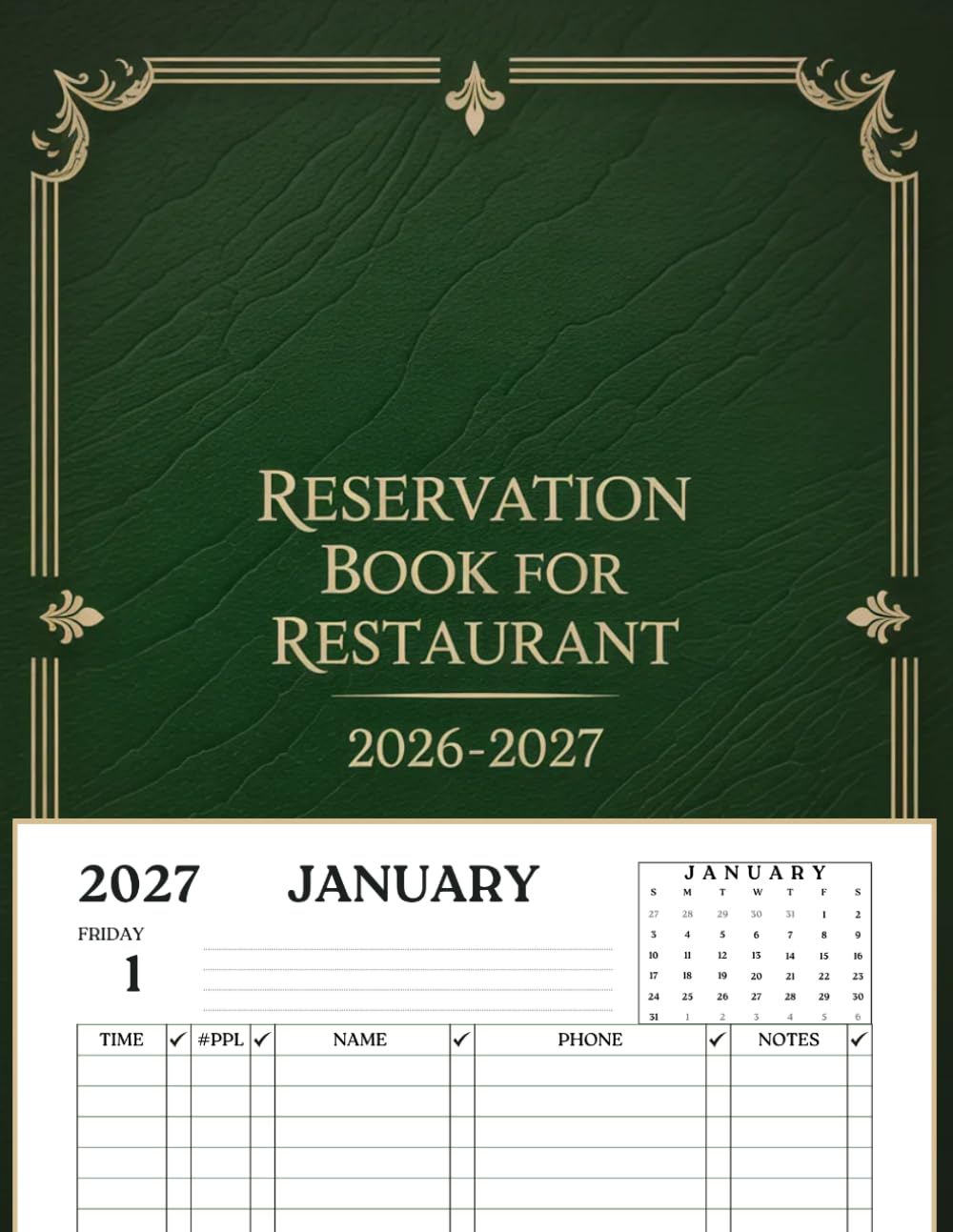 Reservation Book for Restaurant: 365 Days Guest Booking & Dinner Reservations Record Book, Hostess Log Book 12 months baixar o livro de graça