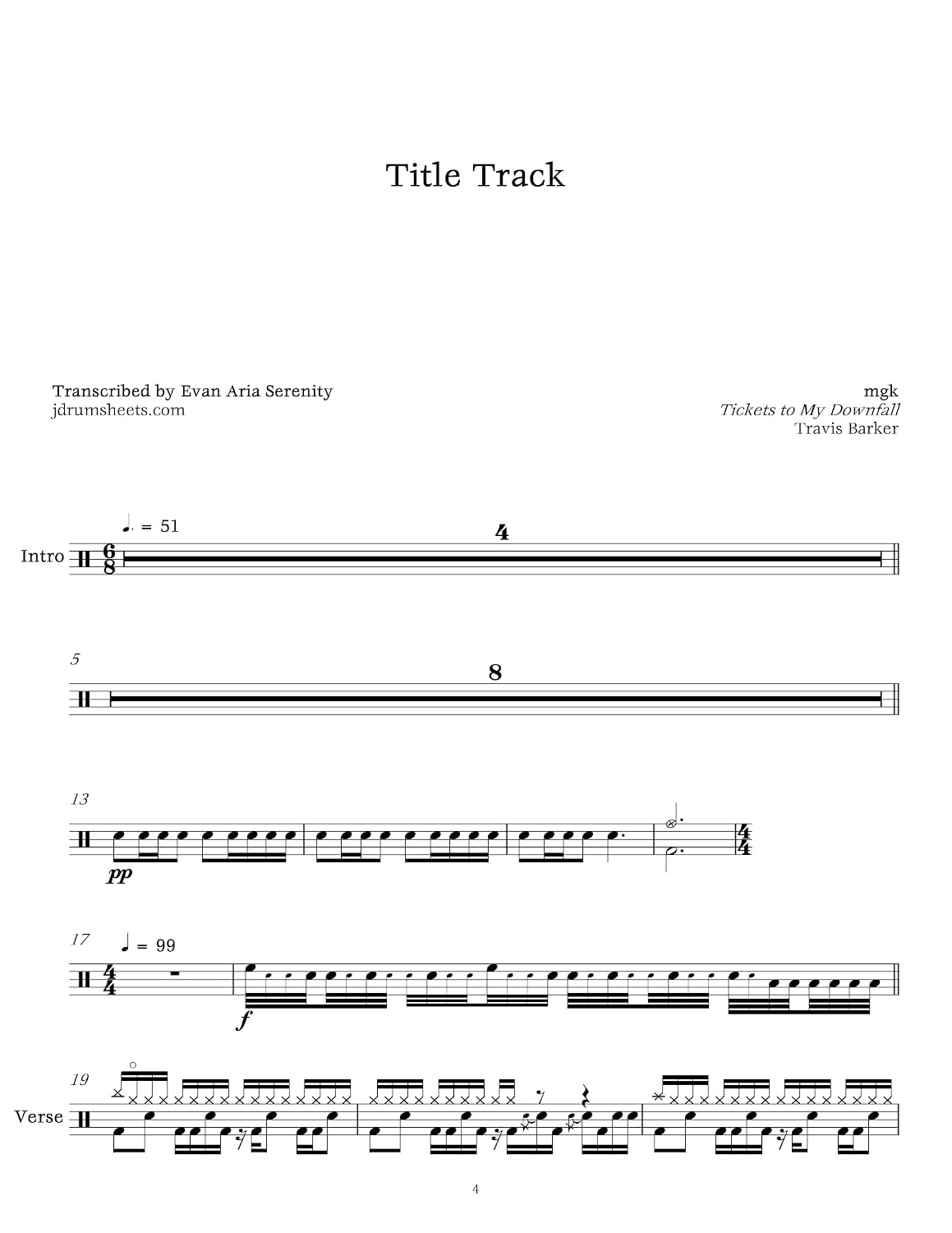 ler totalmente mgk (Machine Gun Kelly) - Title Track: Drum Sheet Music (JDS: mgk (Machine Gun Kelly) Drum Sheet Music) (English Edition)