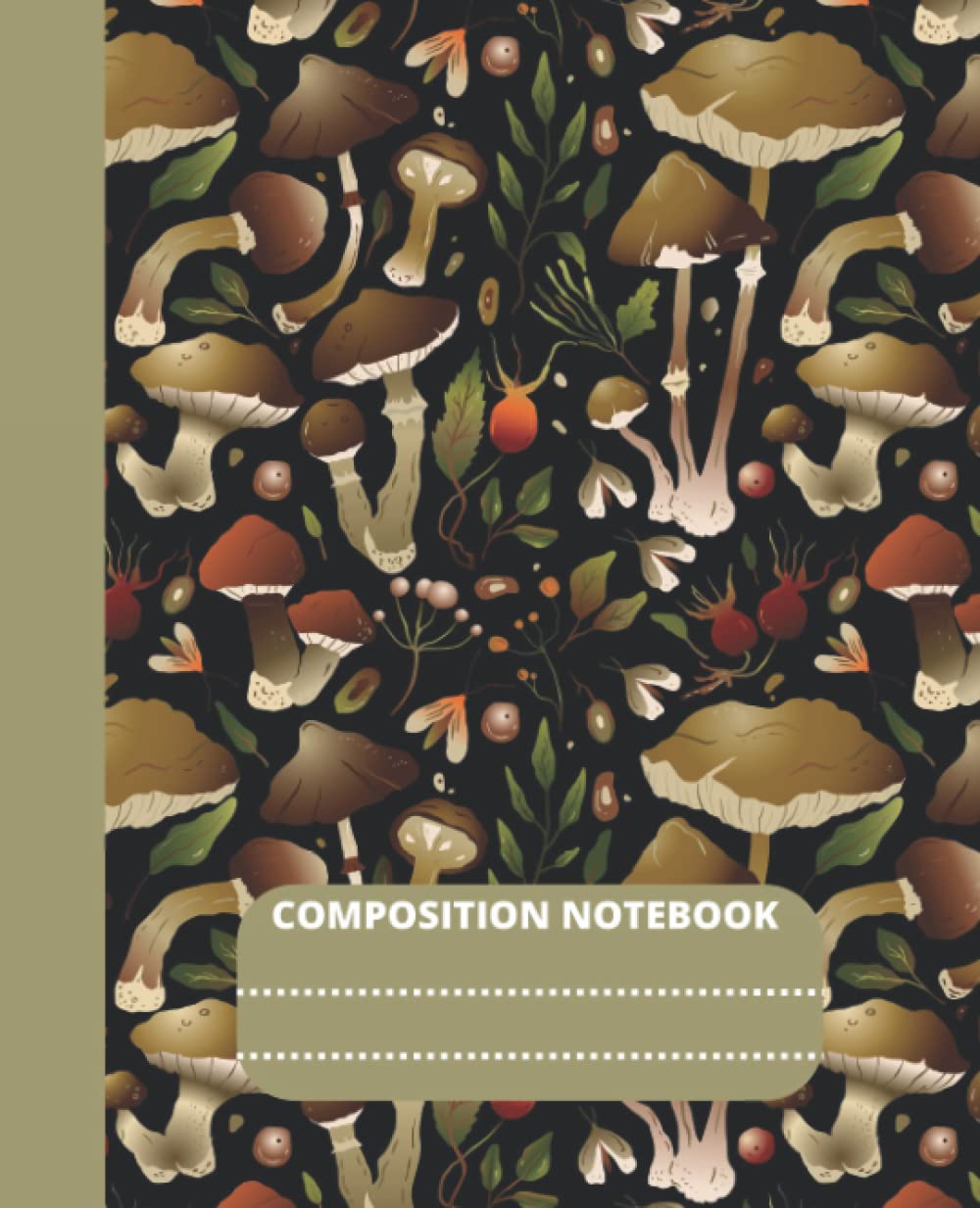 capítulo por capítulo baixar Mushroom Composition Notebook College Ruled: Vintage Botanical Mushroom Illustration Notebook Journal: Cottagecore Aesthetic Journal For School, College, Office, Work