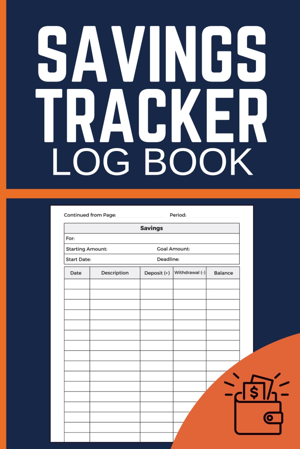 capítulo por capítulo baixar Savings Tracker Log Book: Money-Saving Goal Journal with Deposit, Withdrawal, Balance and Target Progress Records for Personal and Household Finances