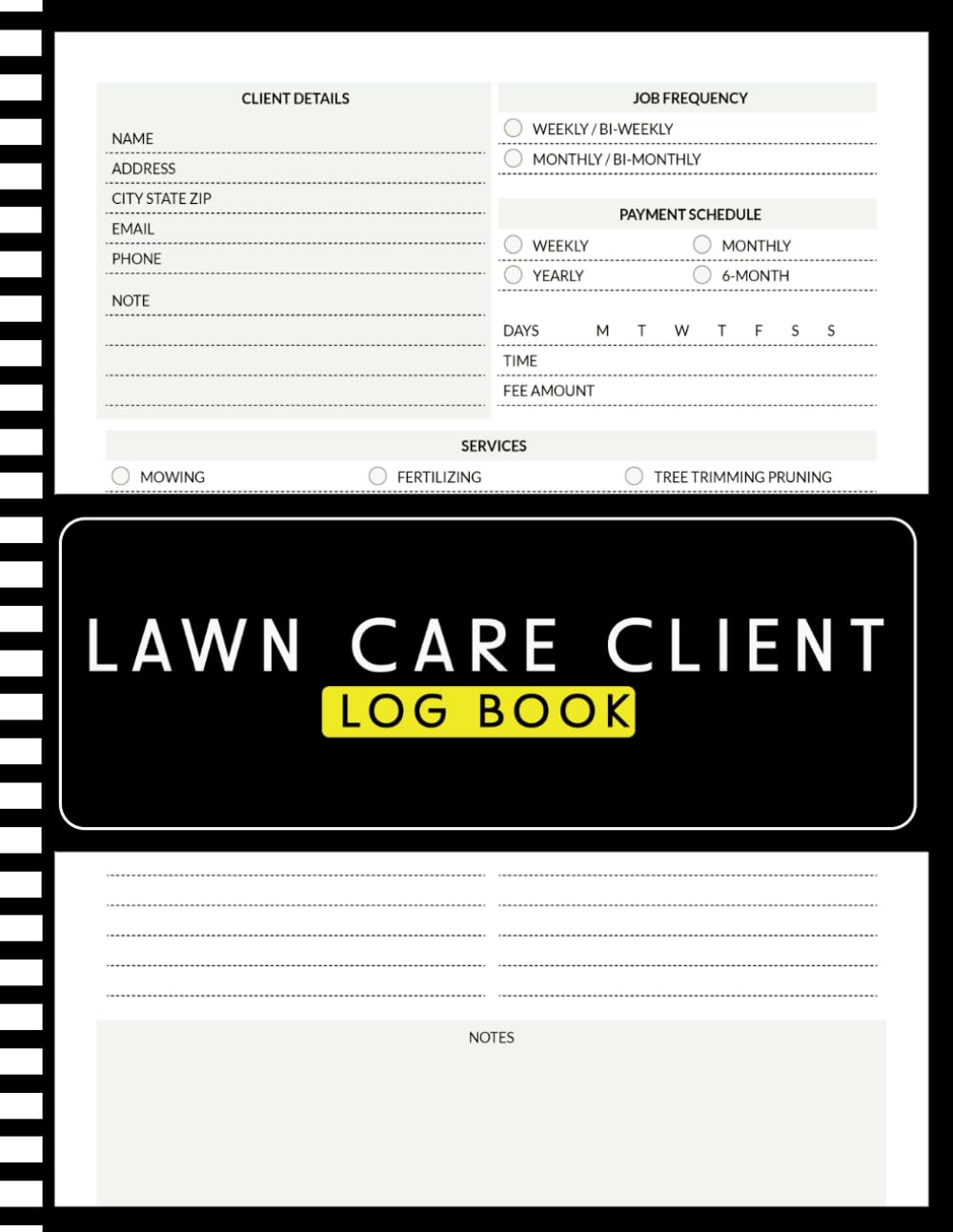 Lawn Care Client Log Book: Simple Lawn Mowing And Landscape Appointment Logbook | Track And Record Your Client's Information | Scheduling | Services | Find Job Data Easily | 120 Pages 8.5x11 Inches baixar o livro de graça