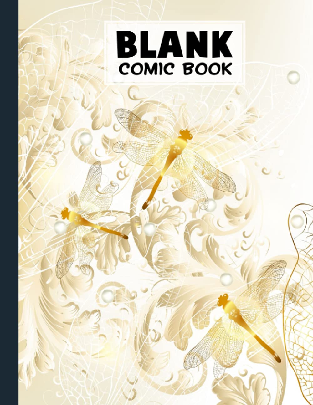 Blank Comic Book: Dragonfly Cover Blank Comic Book, Create Your Own Story, Journal, Notebook, Sketchbook for Kids and Adults, 120 Pages - Size 8.5" x 11" Notebook by Benedikt Seitz baixar o livro de graça