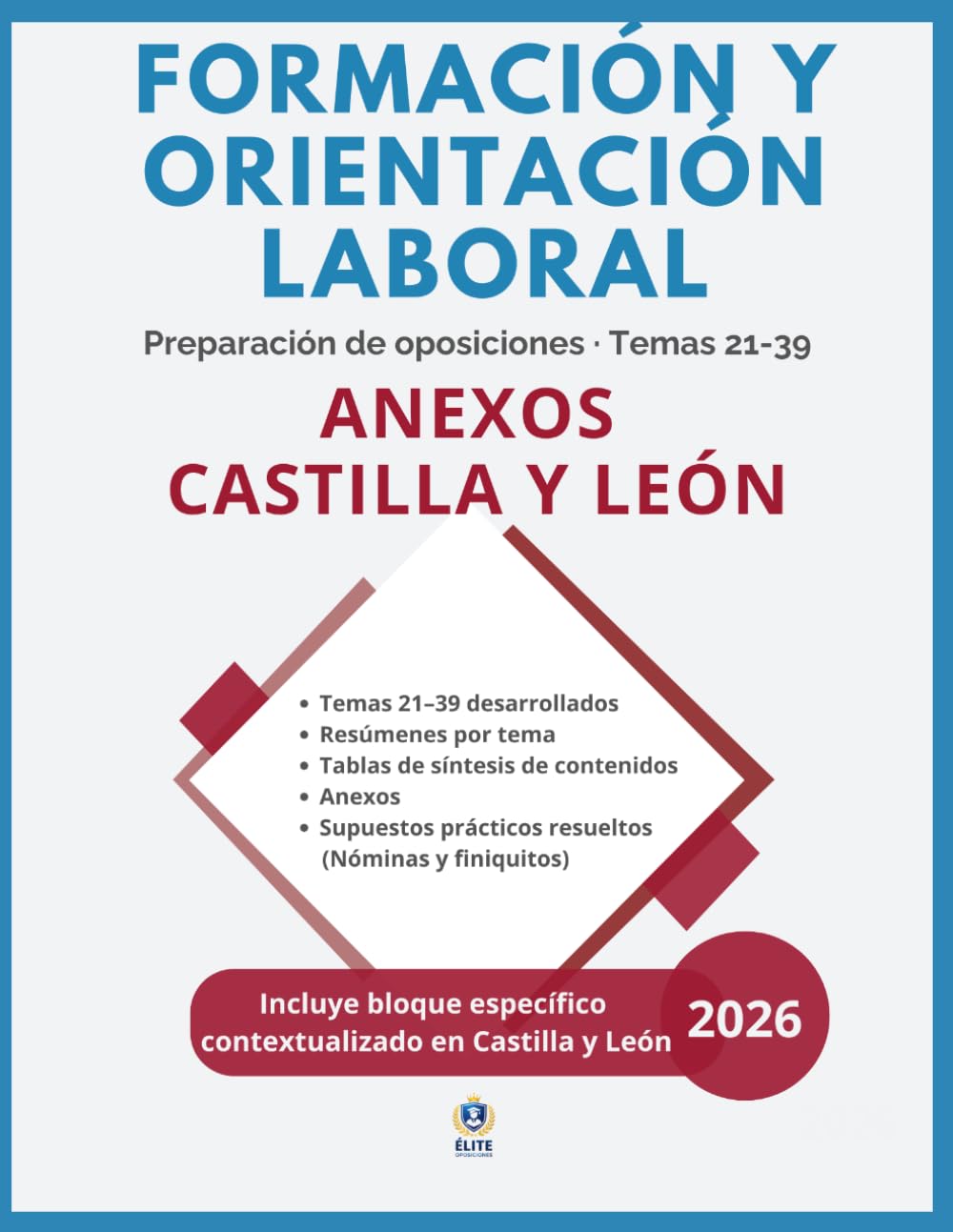 TEMARIO OPOSICIÓN FORMACIÓN Y ORIENTACIÓN LABORAL (FOL) - CASTILLA Y LEÓN: Bloque de Legislación Laboral y Seguridad Social (Temas 21-39) con... Contenido actualizado (Spanish Edition) baixar livro de graça