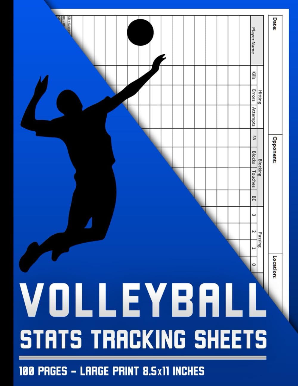capítulo por capítulo baixar Volleyball Stats Tracking Sheets: Volleyball Player Stat Tracker Log Book | Volleyball Game Stat Record Sheet | 100 Pages