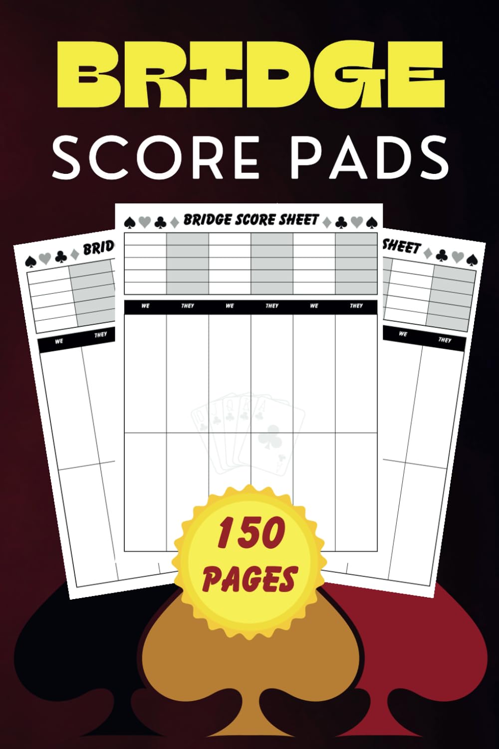 Bridge score Pads: Bridge Game Record Book, Bridge Score Sheets Size: 6"x 9" With 150 Pages baixar livro de graça