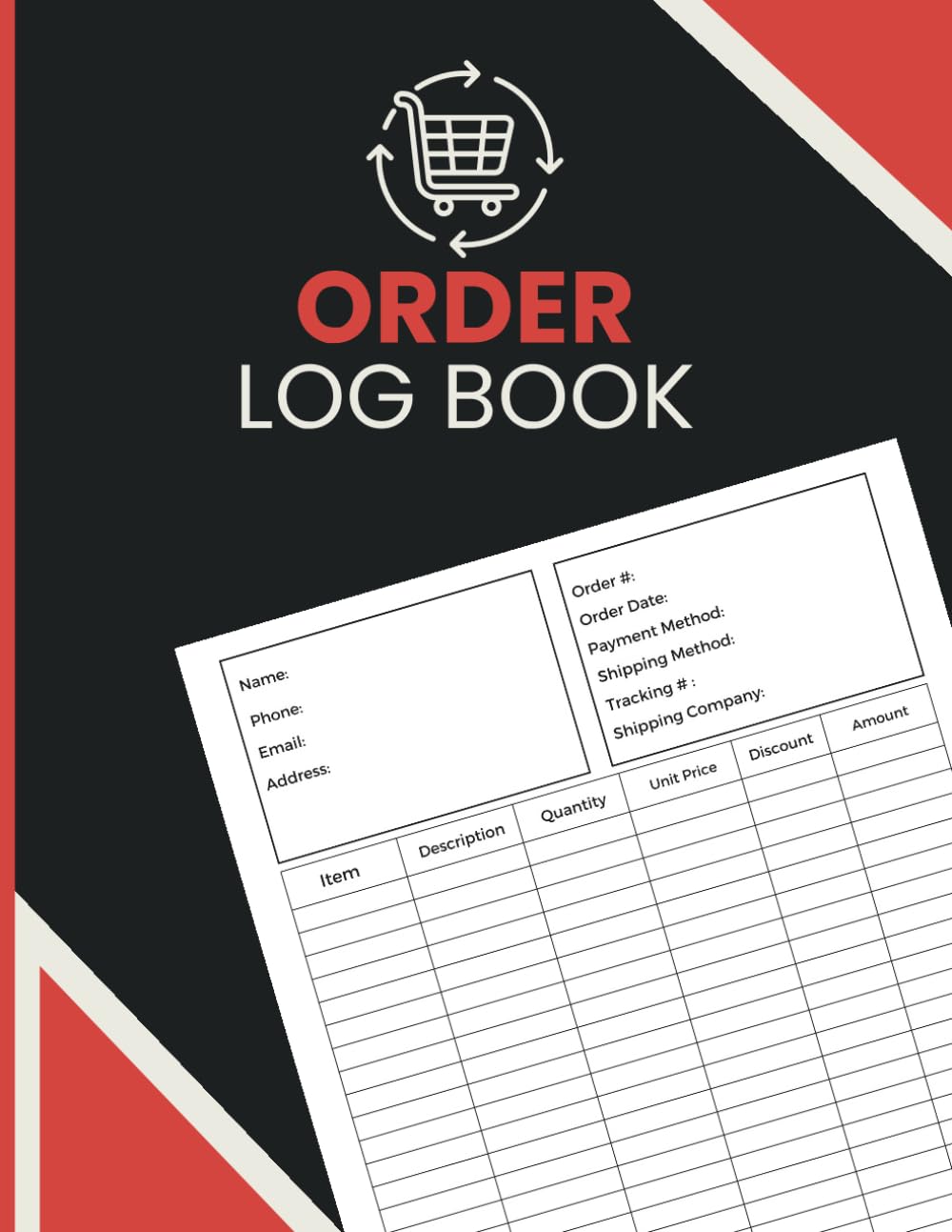 ler totalmente Order Log Book: Sales and Fulfillment Record Journal with Customer Details, Payment Tracking and Shipment Documentation for Small Businesses and Online Stores
