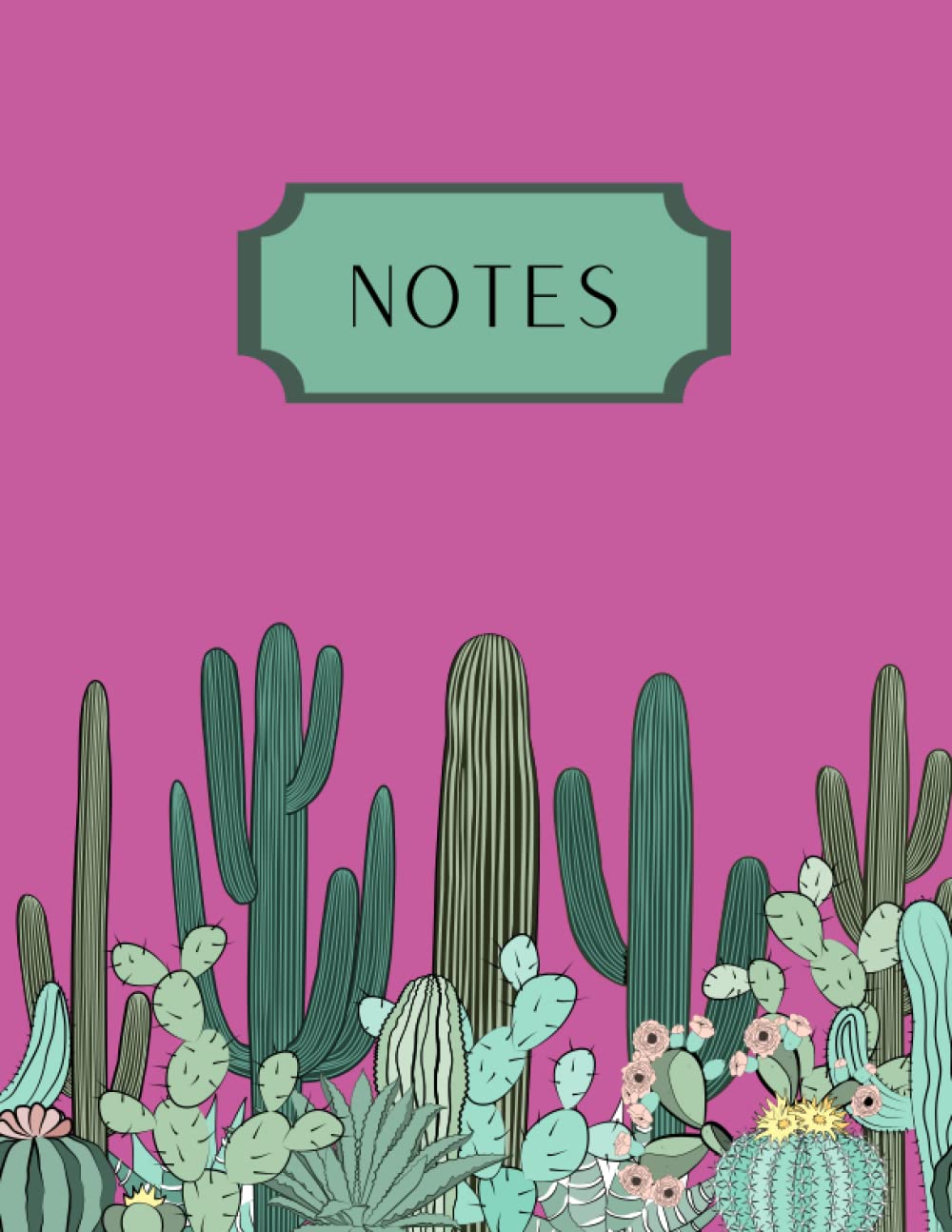 Desert Notes: A Cactus Themed Notebook: A Blank Composition Style Notebook baixar livro de graça