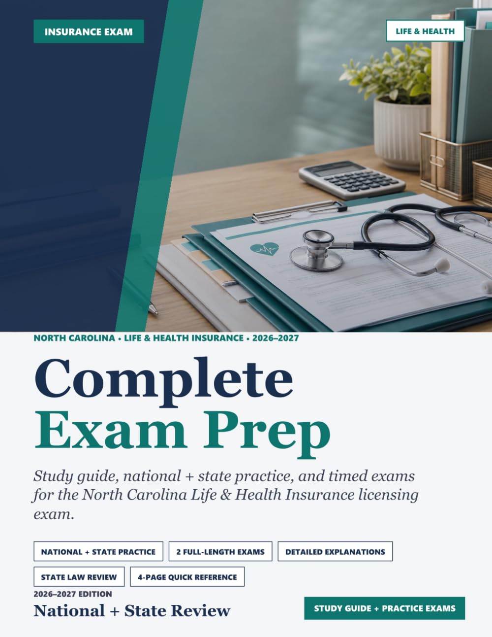 North Carolina Life and Health Insurance Exam Prep 2026–2027: 600+ Practice Questions, Two Full-Length Practice Exams, and the Current North Carolina... Life & Health Insurance Licensing Exam Prep) baixar livro de graça