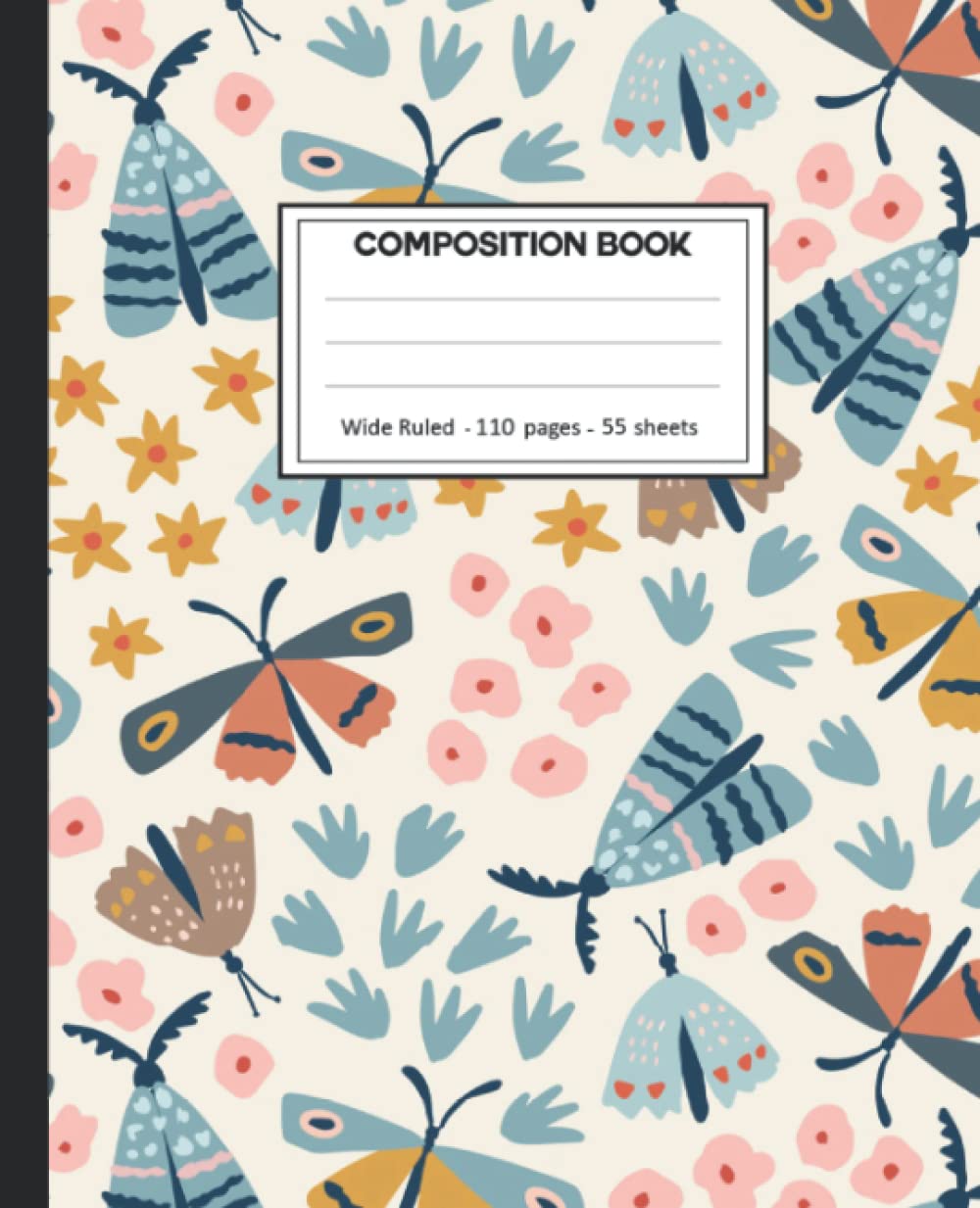 Composition Notebook: Moth Wide Ruled Lined. baixar o livro de graça