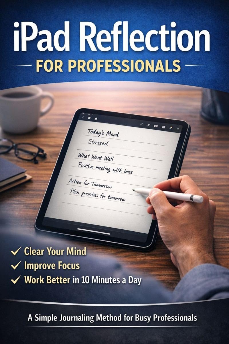 ler totalmente iPad Reflection for Professionals: A Simple Journaling Method to Clear Your Mind, Improve Focus, and Work Better in Just 10 Minutes a Day (English Edition)