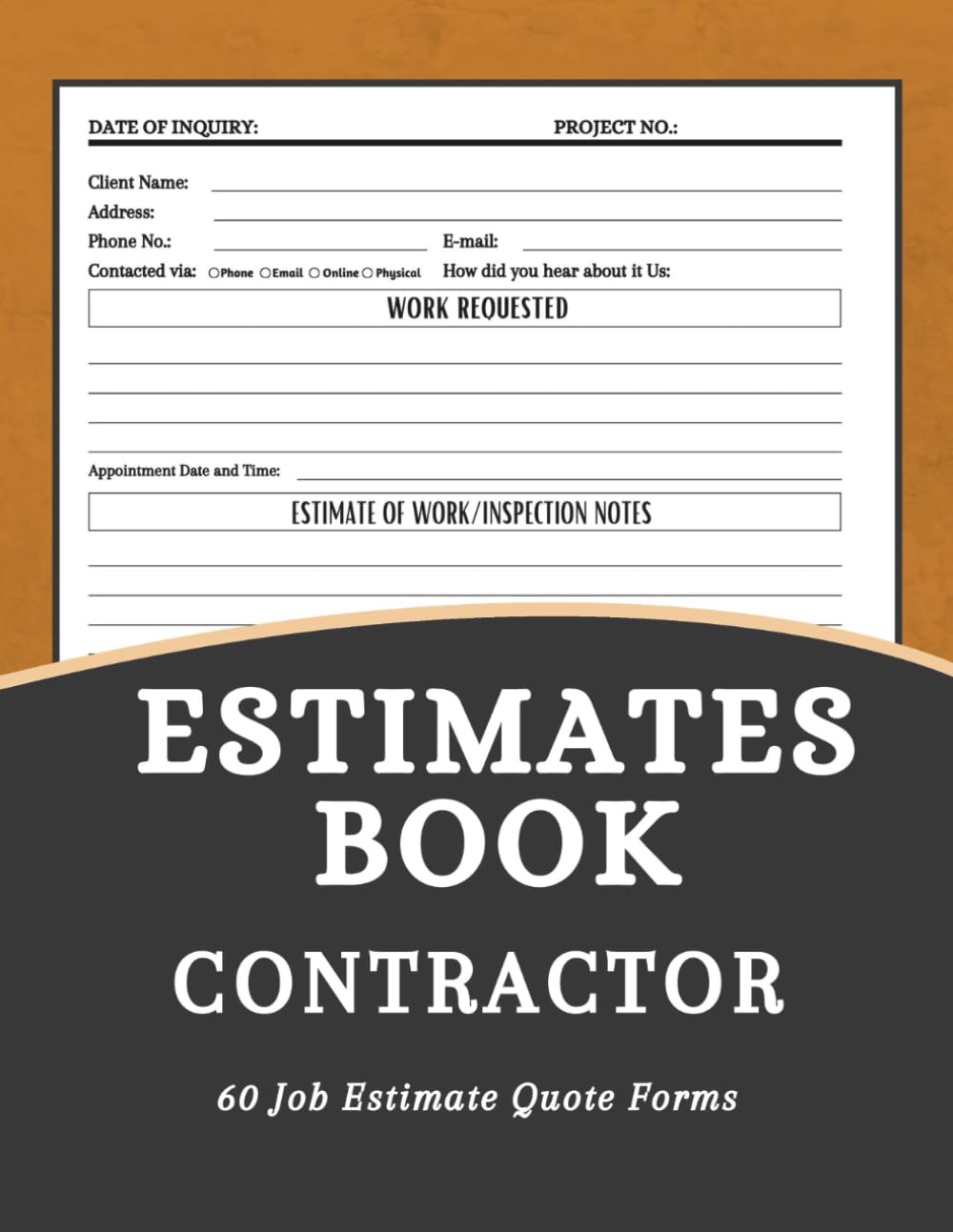 Estimate Book Contractor: Job Estimate Quote Notebook with Dot Grid Diagram / Measurement | Log Book Forms for a Contractor or General Handyman to Record Client Details baixar o livro de graça